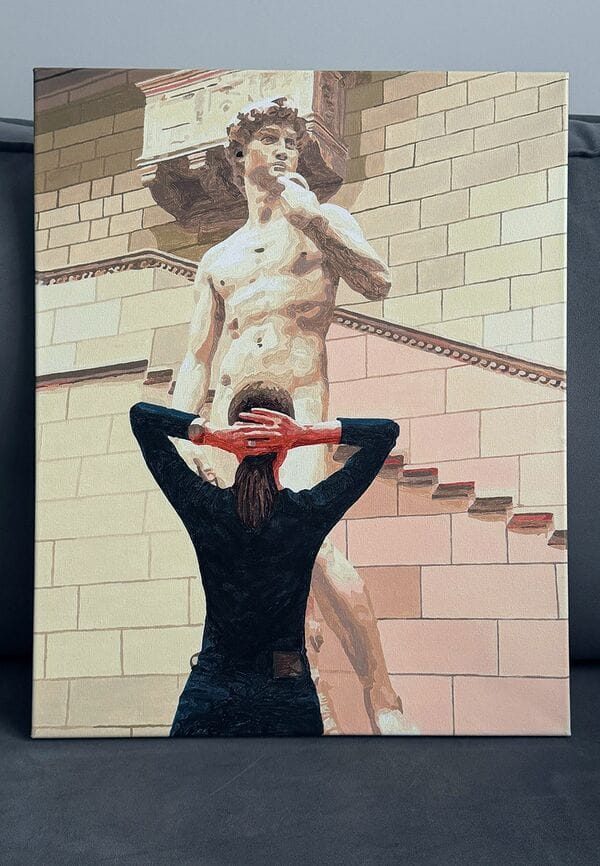 Z miłości do sztuki 40x50 cm