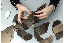 Instrukcja montażu 3D origami PAPERRAZ