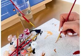 Malowanie po numerach — sposób na stres dla dorosłych