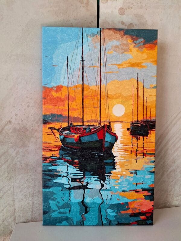 Przypływ Wieczornych Barw 40x70 cm