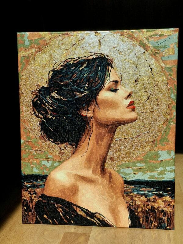 Złota dusza 40x50 cm