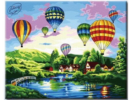 Balony malowanie po numerach