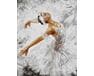 Baletnica w bieli 40x50cm malowanie po numerach