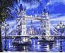 Londyn w świetle księżyca malowanie po numerach
