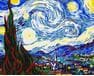 Gwiaździsta noc (Van Gogh) malowanie po numerach