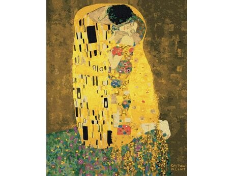 Pocałunek (Gustav Klimt) malowanie po numerach