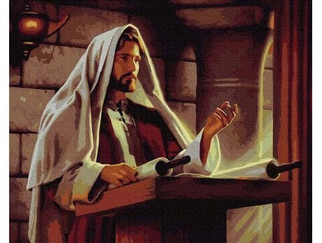 Przykazanie Jezusa malowanie po numerach
