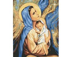 Święta Boża Rodzicielka Maryja 40x50cm