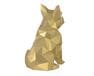 Figurka 3D „Bulldog Julien”, złota, zestaw do składania 3D modelu papercraft 3d modele
