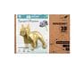 Figurka 3D „Bulldog Mars”, złoto, zestaw do składania 3D modelu papercraft 3d modele
