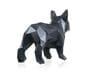 Figurka 3D „Bulldog Mars”, czarny, zestaw do składania 3D modelu papercraft 3d modele