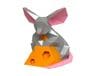Figurka 3D „Mysz z serem”, zestaw do składania 3D modelu papercraft 3d modele