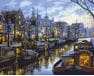 Kanały Amsterdamu malowanie po numerach