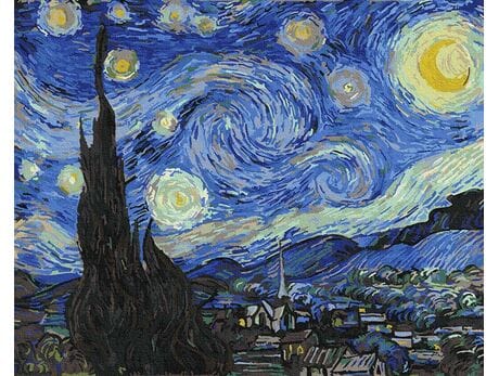 Gwiaździsta noc - Vincent Van Gogh malowanie po numerach