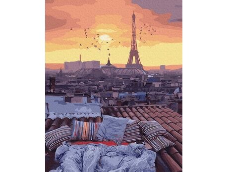 Wieczór w Paryżu 40x50cm malowanie po numerach