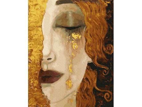 Złote łzy 50x65cm malowanie po numerach