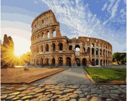 Koloseum w słońcu 50x65cm