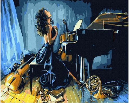 Energia muzyki 50x65cm