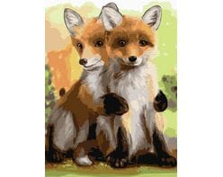 Figlarne Liski 30x40cm