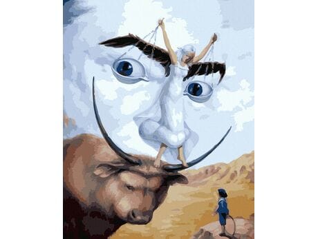 Abstrakcja Salvadora Dali malowanie po numerach
