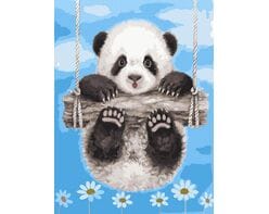 Panda na drążku