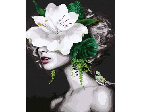 Liliowe myśli 40x50 cm