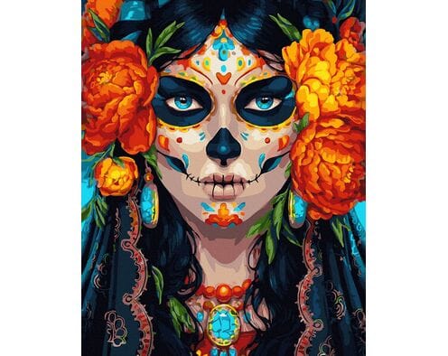 Calavera Dziewczyna 50cm*65cm