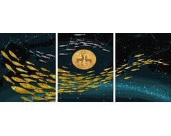 Złoty Księżyc 50x120cm