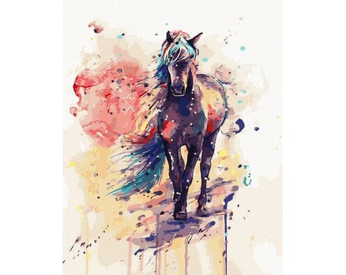 Spokojny koń 40x50 cm