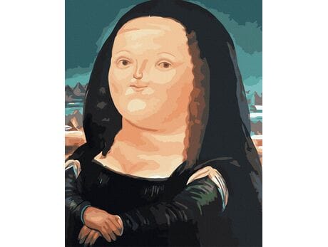 Niezwykła Mona Lisa 40x50 cm malowanie po numerach