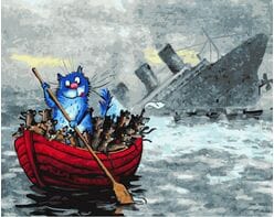 Ucieczka z Titanica 40x50 cm