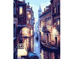 Weneckie Gondole 40x50 cm