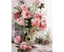 Różowe róże 40x50 cm malowanie po numerach