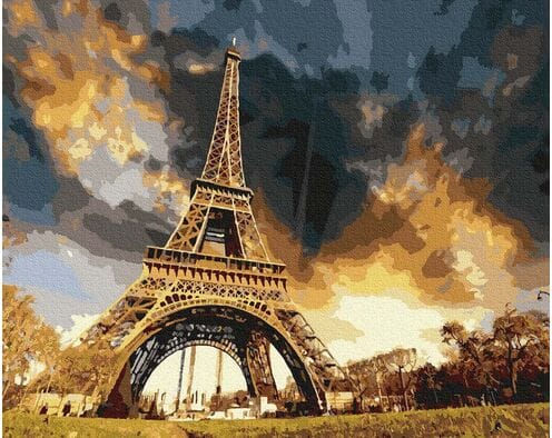 Pod niebem Paryża 40cm*50cm (bez ramy)