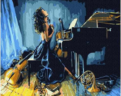 Energia muzyki 40cm*50cm (bez ramy)