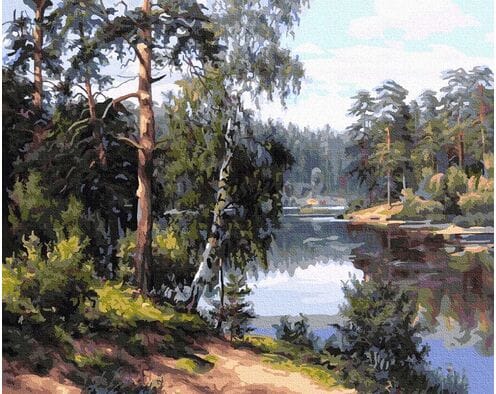 Leśna Rzeka 40cm*50cm (bez ramy)