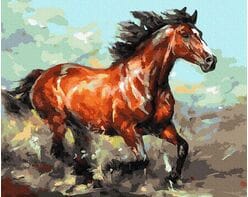 Szalejący galop 40cm*50cm (bez ramy)