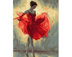 Porywająca lekkość tańca 40cm*50cm (bez ramy)