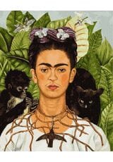Frida Kahlo - Autoportret 40cm*50cm (bez ramy)