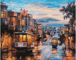 Uliczki San Francisco 40cm*50cm (bez ramy)