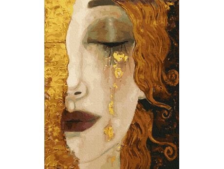 Złote łzy 40cm*50cm (bez ramy) malowanie po numerach