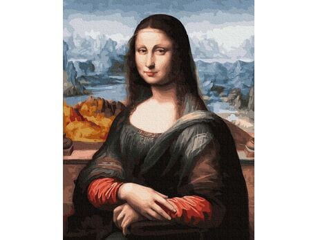 Mona Lisa. Leonardo da Vinci 40cm*50cm (bez ramy) malowanie po numerach