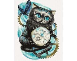 Kot z Cheshire 40cm*50cm (bez ramy)