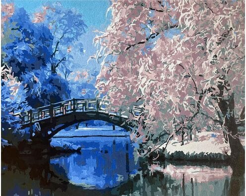 Zimowa opowieść 40cm*50cm (bez ramy)