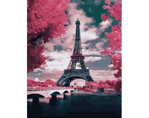 Miłosne odcienie Paryża 40x50 cm