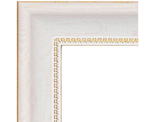 Rama do obrazów 40cm*50cm bielony dąb ze złotem 7758