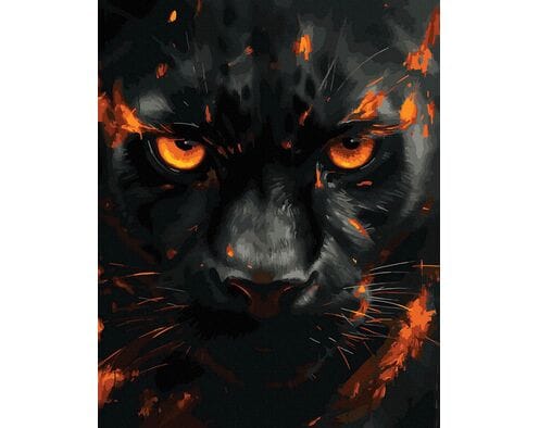 Miażdżące spojrzenie 40x50 cm