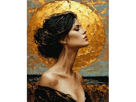 Złota dusza 40x50 cm malowanie po numerach