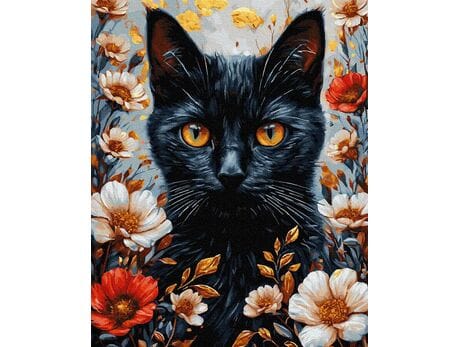 Złoty mistrz lenistwa 40x50 cm malowanie po numerach