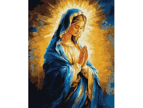 W ramionach nieba - gold 40x50 cm malowanie po numerach
